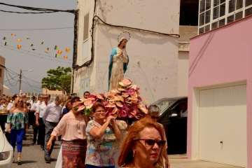 San Ignacio de Loyola se despide de sus fiestas en La Majadilla-Telde (Foto Francisco Javier Santana)